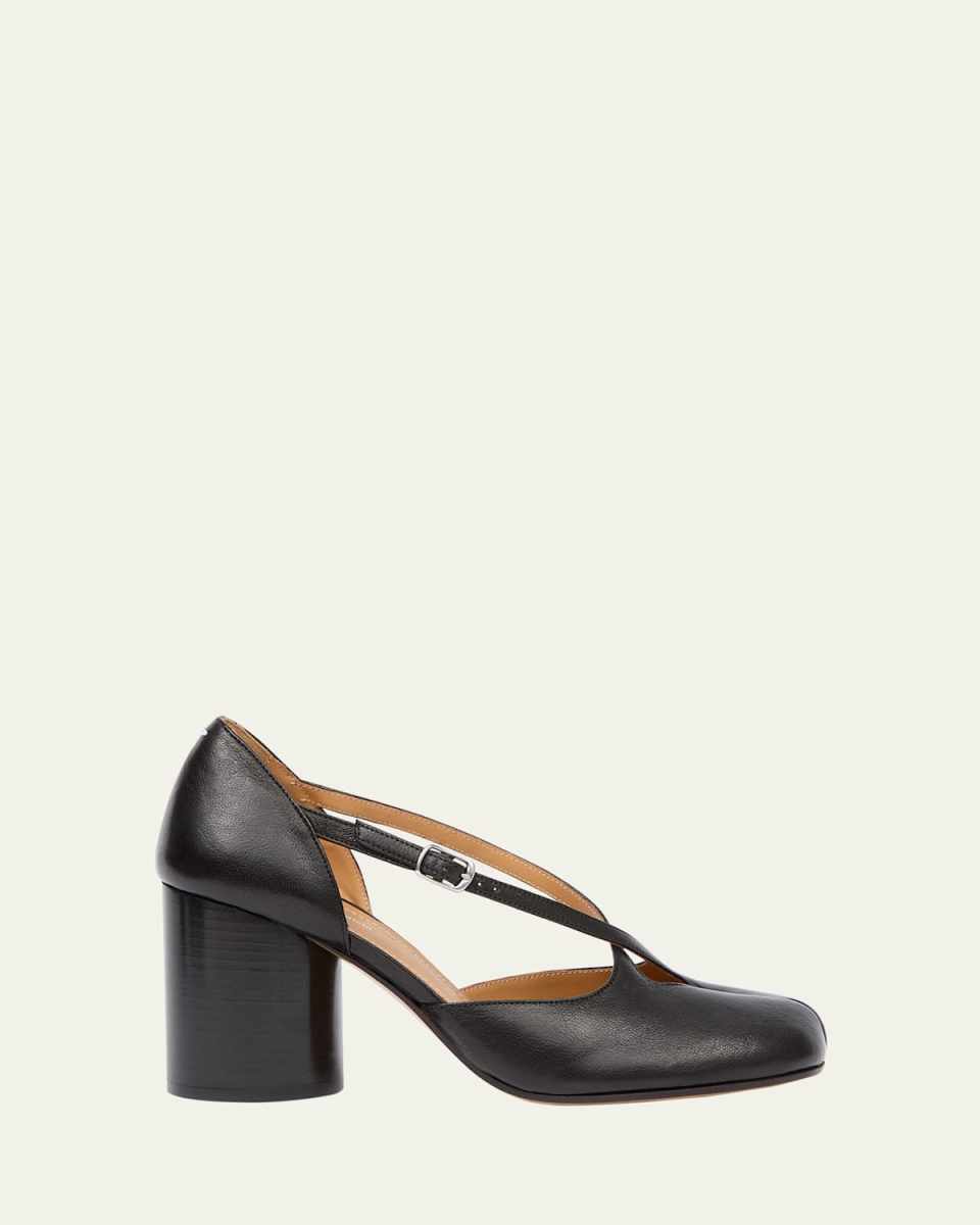 Tabi Strappy Block-Heel Pumps